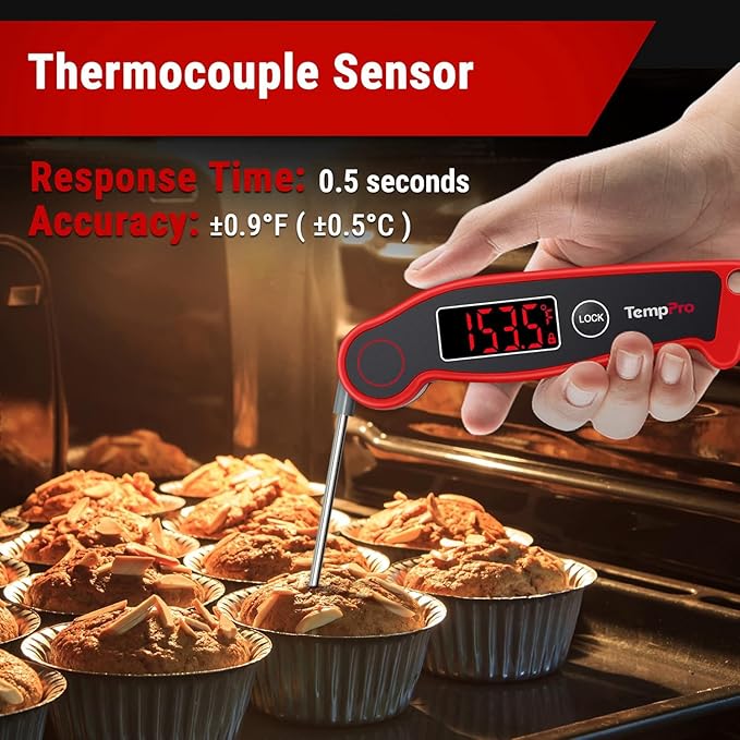 TempPro TP19 Waterproof Digital Meat Thermometer - Image 2