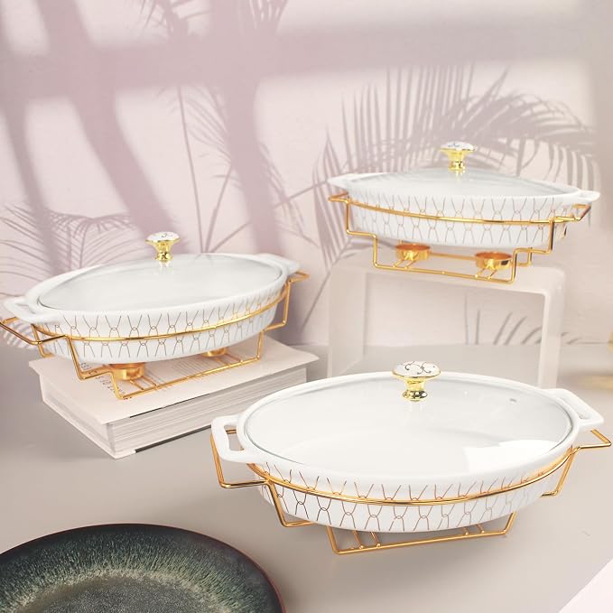 10" x 7" Ceramic Oval Casserole Dish - Image 6