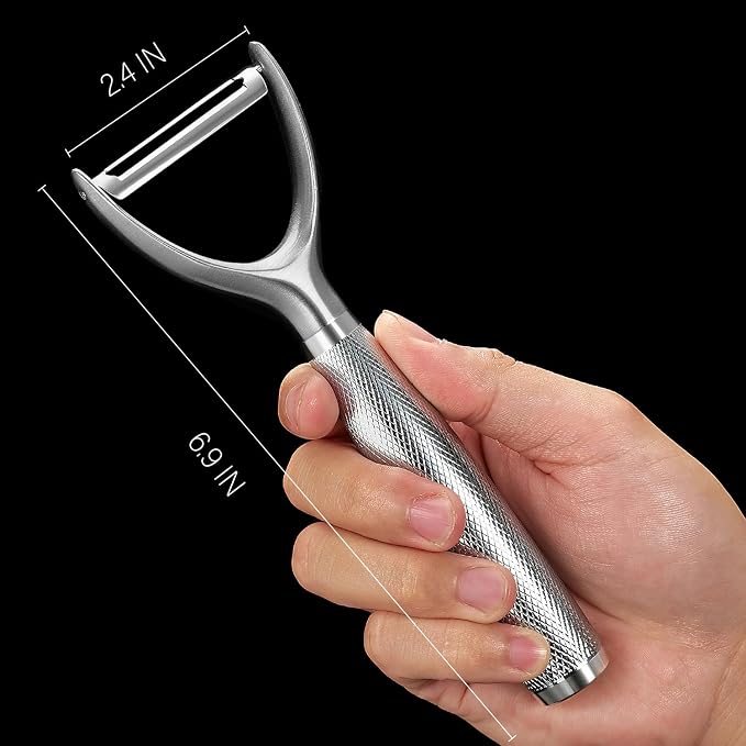 KULUNER Y-Type Vegetable Peeler, 304 Stainless Steel Blade, Ultra Sharp Potato - Image 4