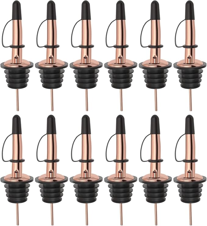 Pafusen 12 Pack Liquor Bottle Pourers, Liquor Pour Spout - Image 2