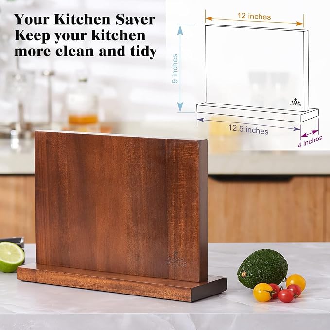 Magnetic Knife Block, Universal Knife Holder Stand - Image 7