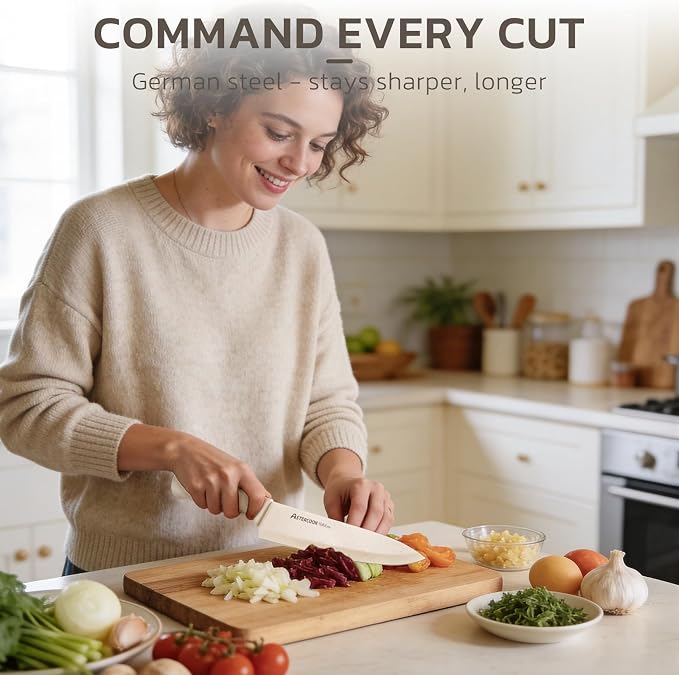 Astercook Knife Set, 15 Pieces Kitchen Knife Set - Image 2