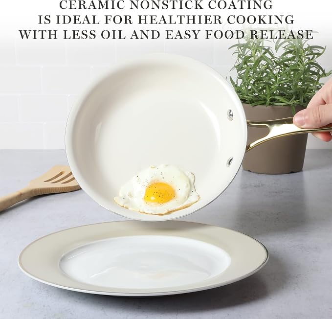 Martha Stewart Lockton Premium Non stick Non Toxic PFA Free Ceramic Interior 10 - Image 3