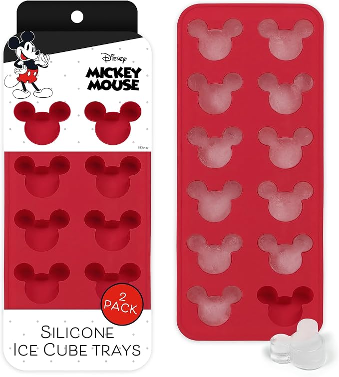 Disney Silicone Ice Cube Tray – 2 Pack Ice Trays by BestBrands
