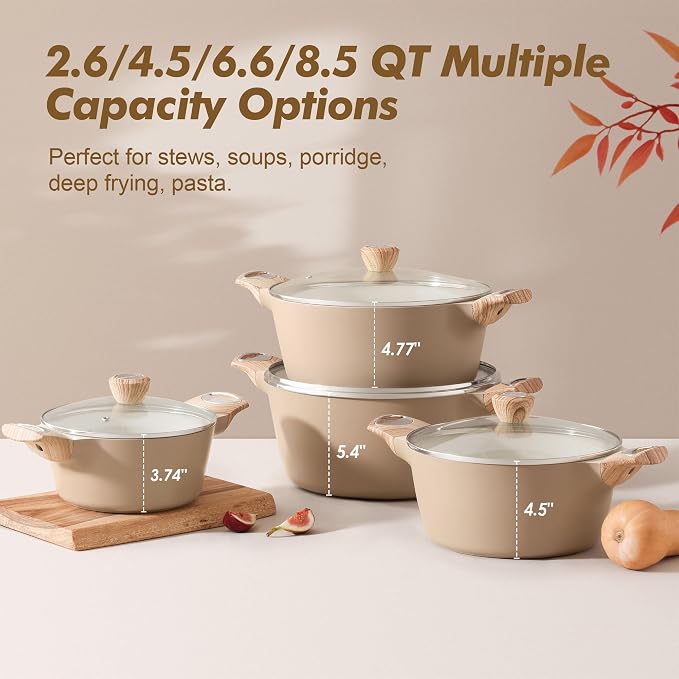 SENSARTE Ceramic Nonstick Stock Pot - Image 3