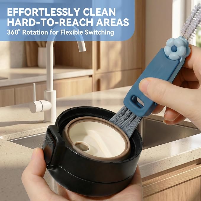 3 in 1 Cup Lid Gap Cleaning Brush Set, Cup Lid Gap Cleaner, Home Kitchen - Image 3