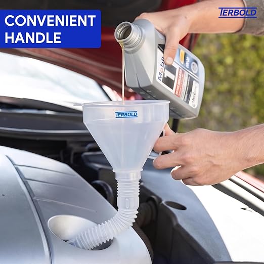 Automotive Flex Funnel with Hose | Wide Mouth Flexible Oil Funnel - Image 6