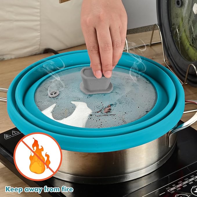 Microwave Splatter Cover Glass Cover Splatter Guard Lid - Image 5