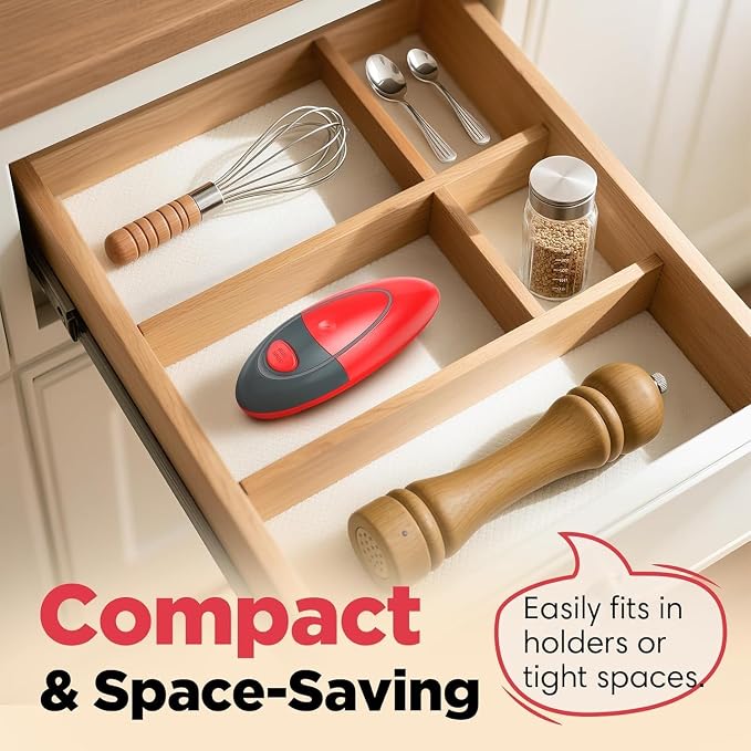 One Touch Electric Can Opener Fits Almost All Can Sizes - Image 6