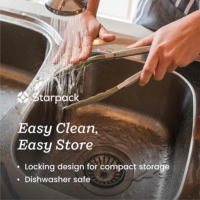 Starpack 'Get a Grip' Silicone Kitchen Tongs - Image 3