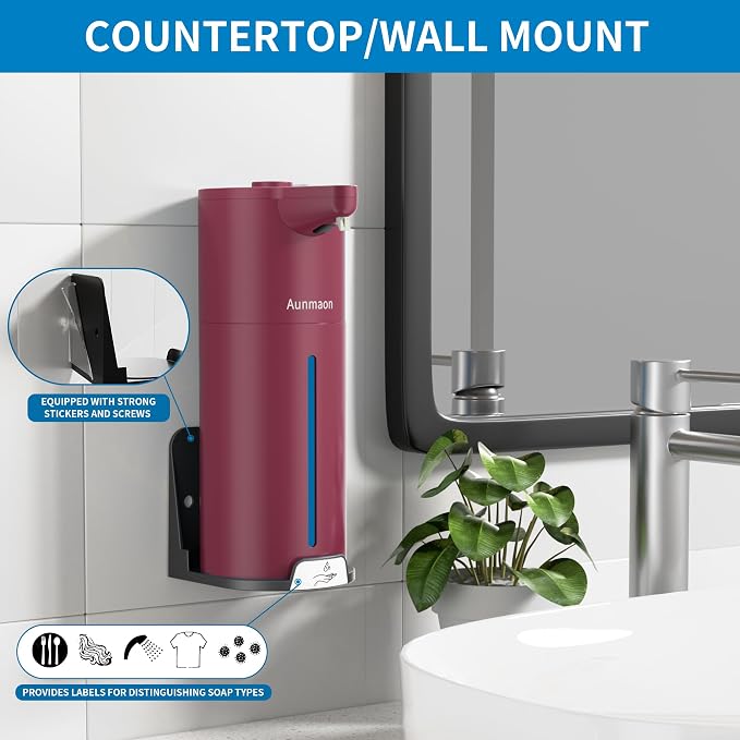 Automatic Soap Dispenser Touchless, Hands-Free, Long Battery Life, Compatible - Image 4