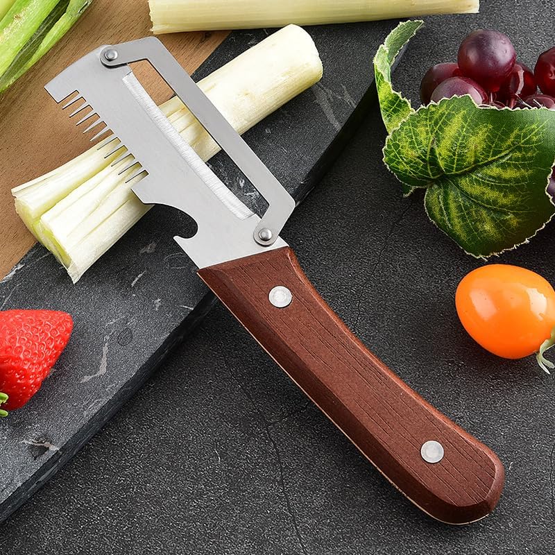 3 in 1 Vegetable Peeler Set of 2, Heavy Duty Stainless Steel Blade
