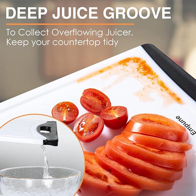 Empune Extra Large Cutting Boards, Plastic Cutting Boards - Image 5