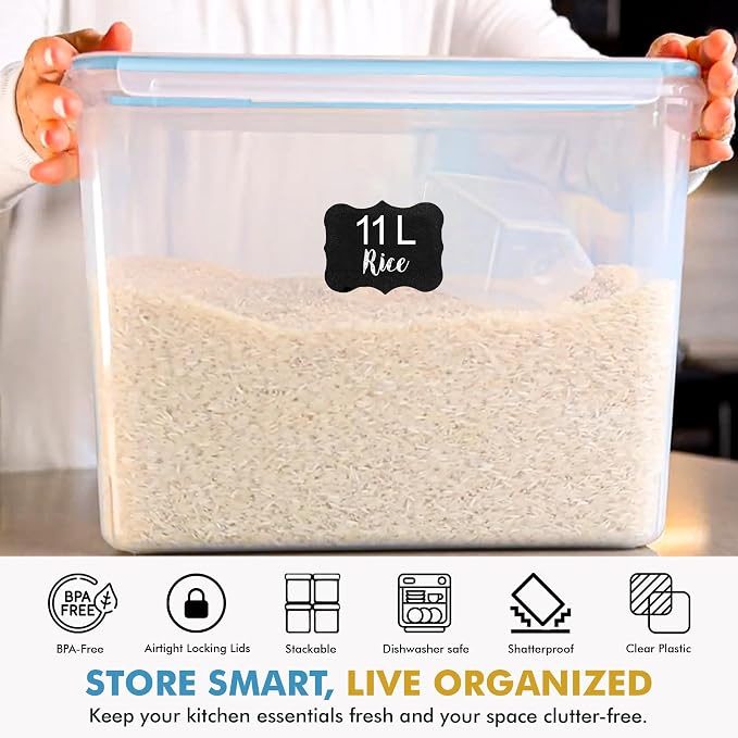 Shazo 2 PC Flour Sugar Storage Containers - Image 8