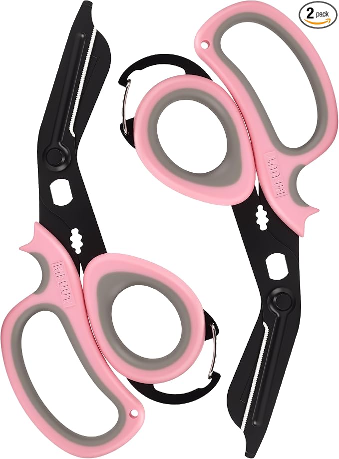 MEUUT 2 PCS All Purpose Scissor –7.5in Multi-Purpose Utility Scissors by MEUUT