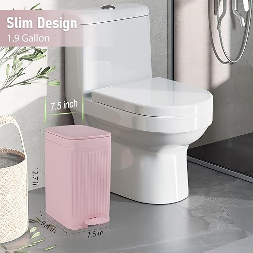 rejomiik Small Bathroom Trash Can - Image 2