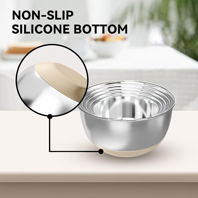 KITEISCAT Stainless Steel Mixing Bowls - Image 6