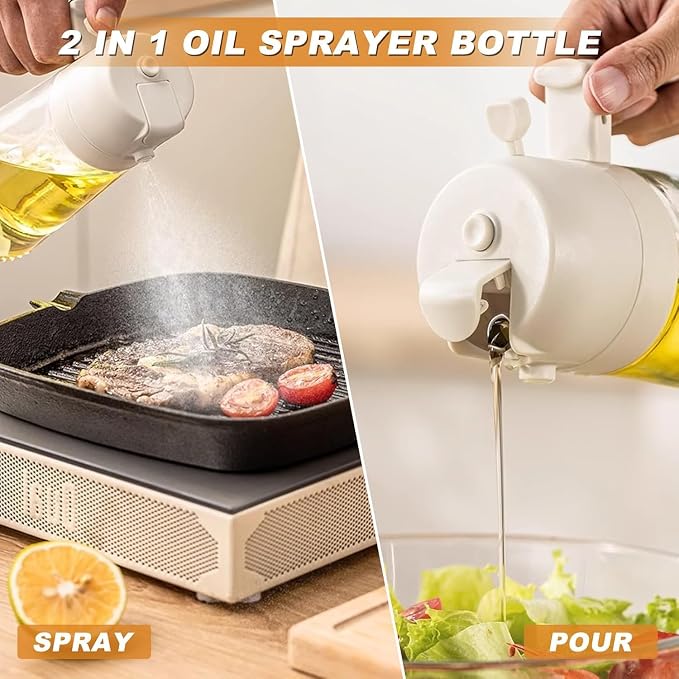 16oz/470ml Glass Olive Oil Sprayer - Image 4