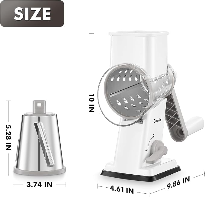 Geedel Rotary Cheese Grater - Image 9