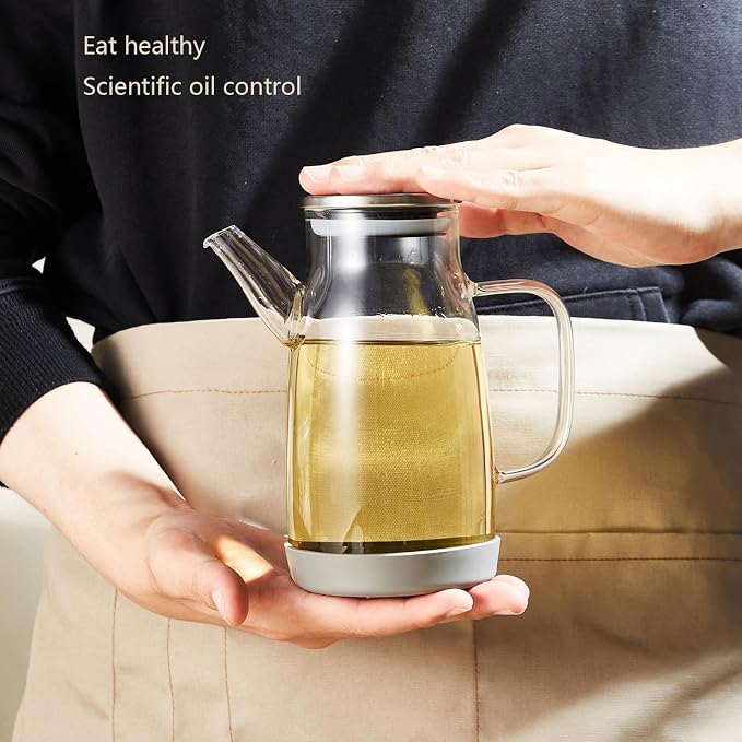 Glass Olive Oil Bottle, Olive Oil Dispenser Bottle - Image 3