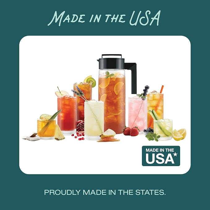 Takeya Patented and Airtight Pitcher Made in the USA, 2 Quart - Image 8