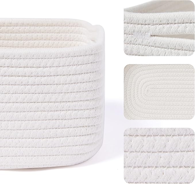 MiniArk Small Storage Baskets for Organizing | Closet Organizer Bins | Shelf - Image 2