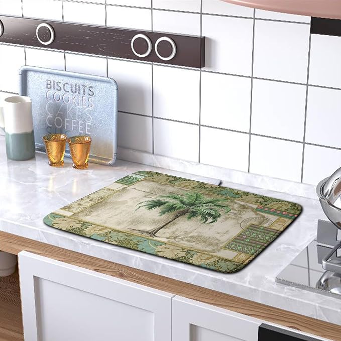 Palm Tree Kitchen Dish Drying Mat - Image 5