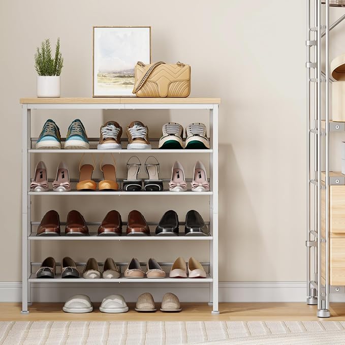HOOBRO Shoe Rack for Entryway, 5-Tier Shoe Organizer - Image 2