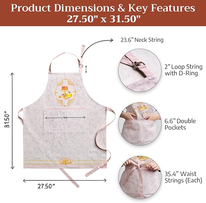 Maison d' Hermine 100% Cotton Apron - Image 5