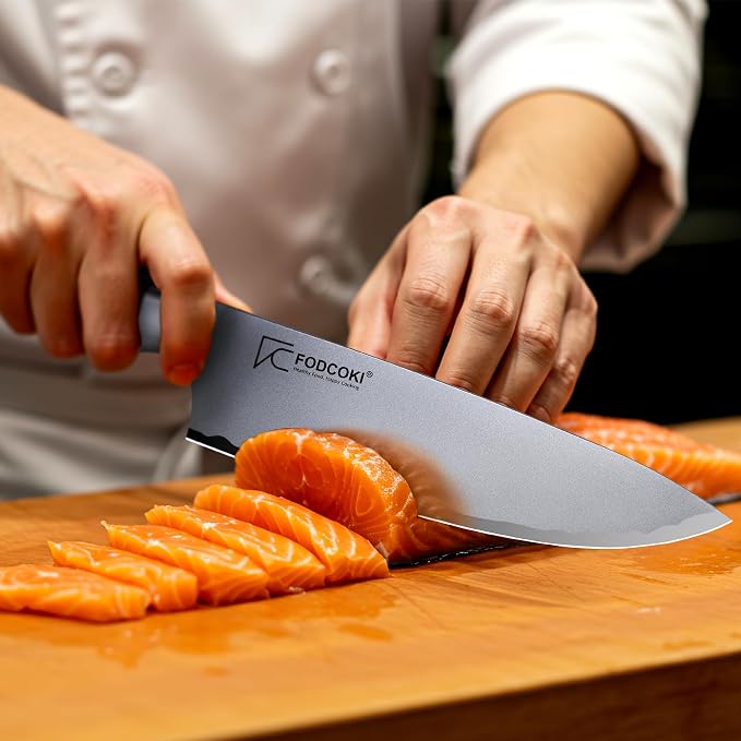 Japanese Chef Knife 8 Inch Kitchen Sharp Knife High Carbon Steel AUS10 - Image 8