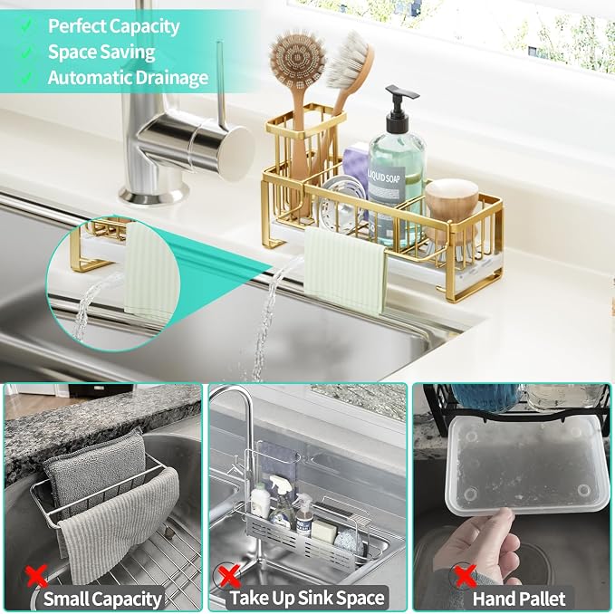 HapiRm Sponge Holder for Kitchen Sink - Image 7