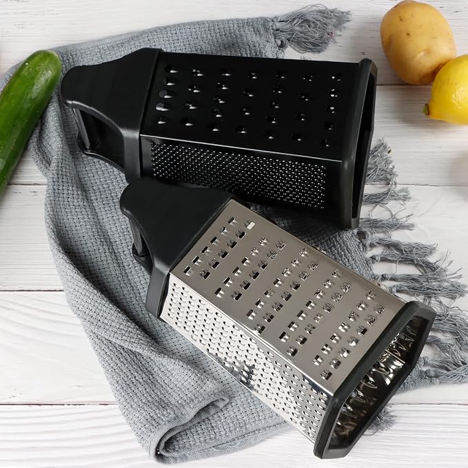 Box Grater, Cheese Grater Shredder Stainless Steel - Image 7