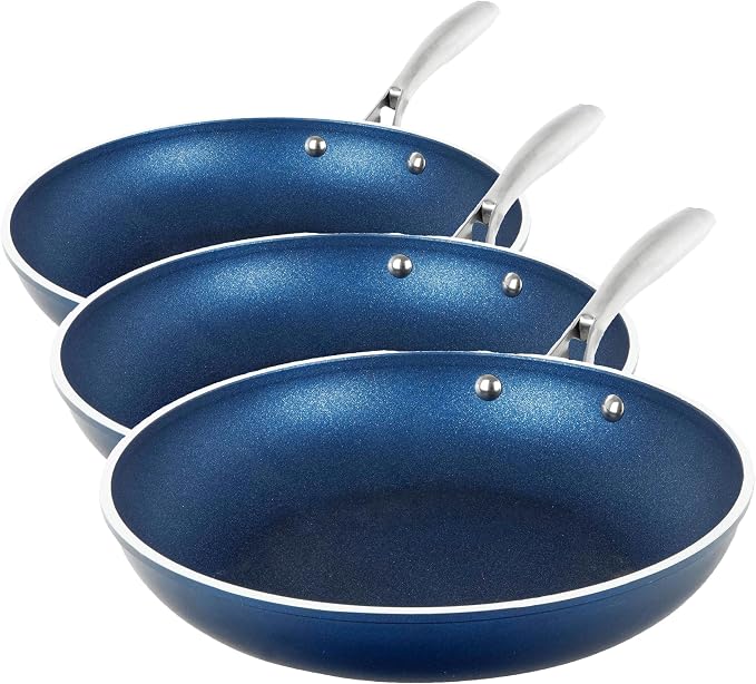 Granitestone Blue 12 Inch Nonstick Frying Pan by Granitestone+