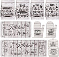 Fourluoo 10 Pcs Farmhouse Kitchen Decor and Accessories Set 4 Kitchen Towels 2 by Fourluoo