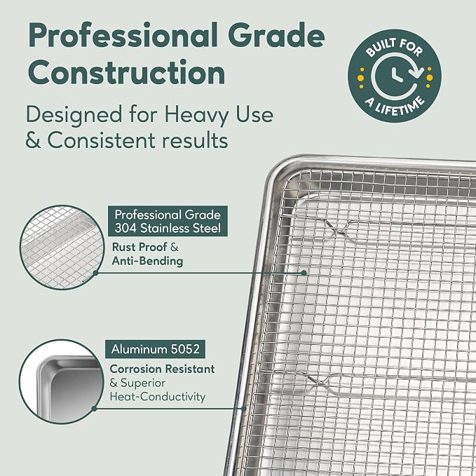 Ultra Cuisine Aluminum Baking Sheet - Image 4