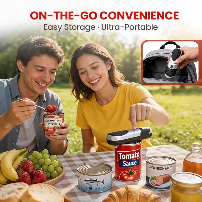 Electric Can Opener One Touch Automatic Can Opener - Image 8