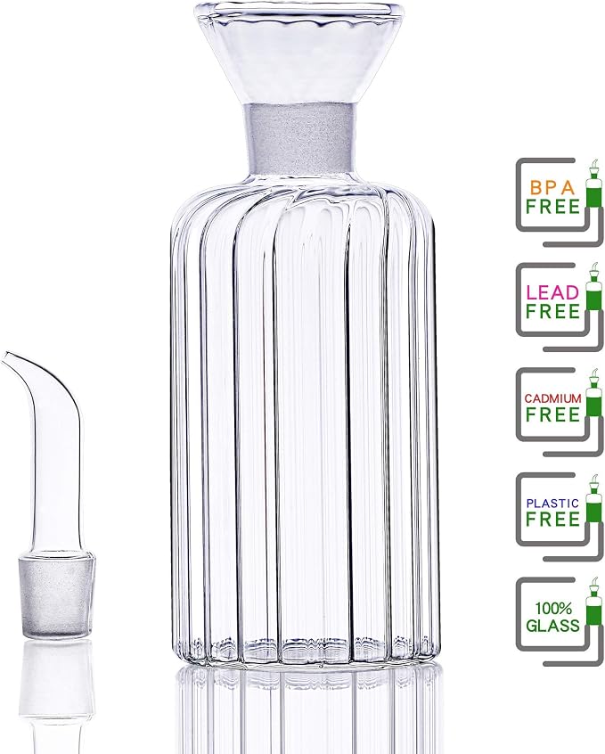 HAIZEEN 8oz/240ml Olive Oil Bottle Dispenser/Glass Cruet - Image 3