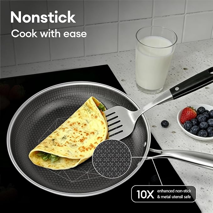 COOKER KING 7 PCS Stainless Steel Cookware Set, Pots and Pans Set Non Stick - Image 2