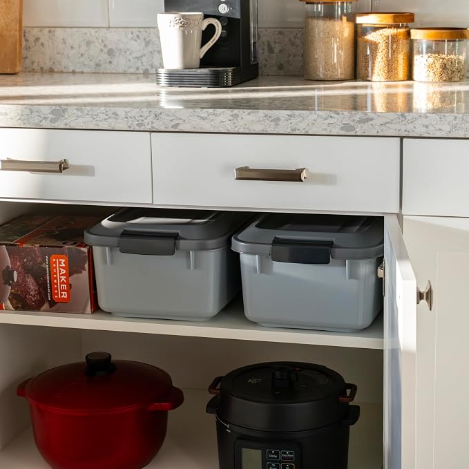 IRIS USA WeatherPro Airtight Pet Food Storage Container, Dog Cat Bird and Other - Image 5
