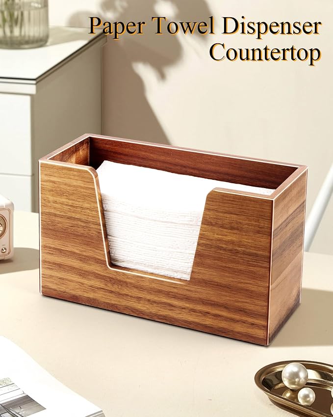 Wooden Paper Towel Holder, Napkin Holder - Image 6