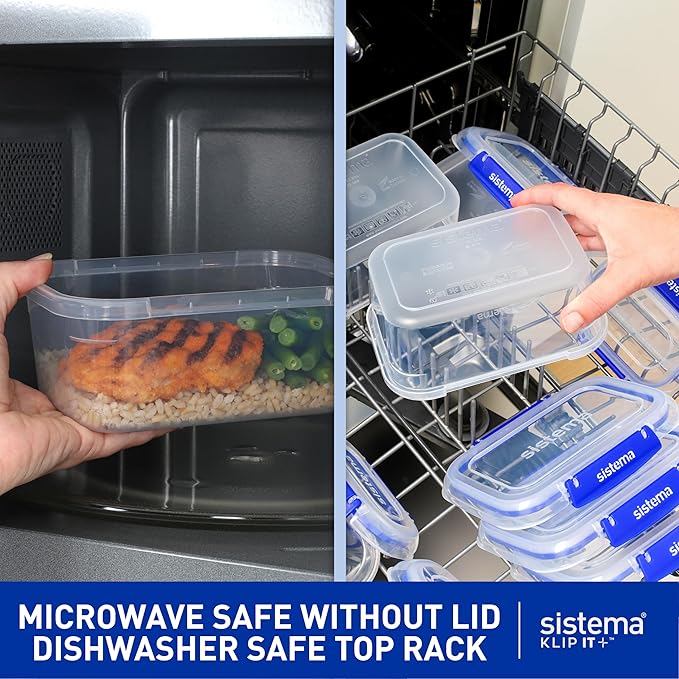 Sistema KLIP IT Large 7L Food Storage Container, Airtight & Stackable, - Image 5