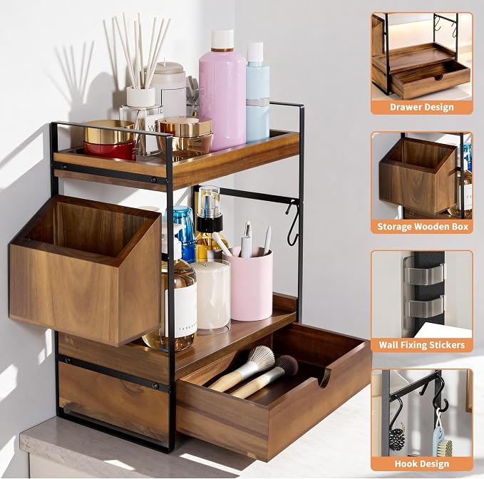 2-Tier Bathroom Counter Organizer - Image 4
