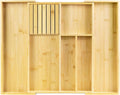 VaeFae Bamboo Kitchen Drawer Organizer, Utensil Tray by VaeFaeDirect