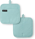 KITCHENAID Gourmet Series Gridlines Pot Holders 2-Pack Set, Heat Resistant up by KitchenAid
