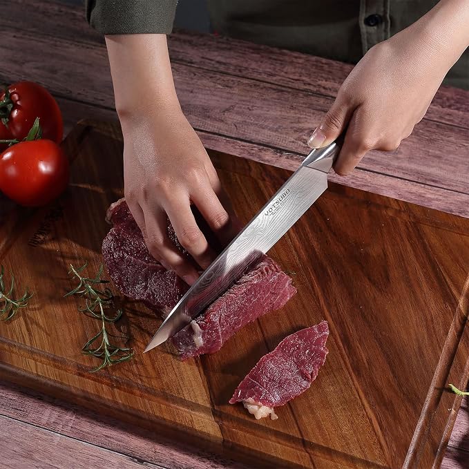 YOTSUBA 8 Inch Japanese Chef Knife, Ultra Sharp Professional Kitchen Knife - Image 7