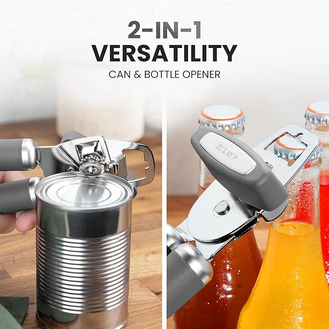 Zulay Kitchen Heavy Duty Stainless Steel Can Opener Manual - Image 7