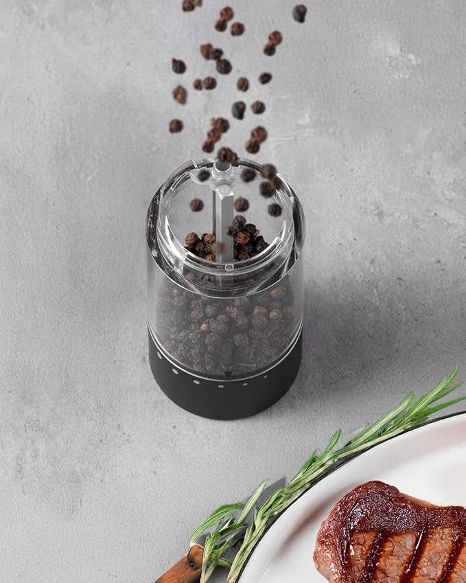FORLIM 2-Speed ​​Electric Salt And Pepper Grinder Set, External Rotation To - Image 8