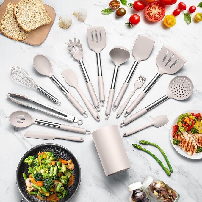 LIANYU 15 Pcs Kitchen Cooking Utensils Set - Image 6