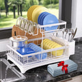 Godboat Dish Drying Rack, 2-Tier Dish Rack by Godboat