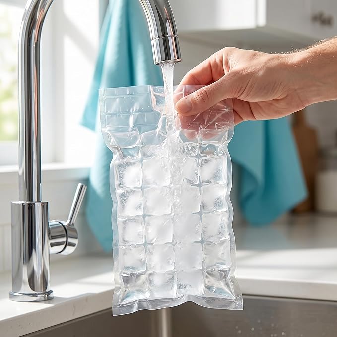 Disposable Ice Bags 100Packs, Self-Seal Mini Ice Cube Trays - Image 5